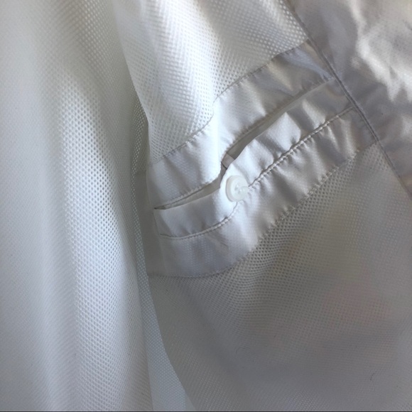 Equipment sporty white bomber jacket size M - Picture 8 of 11